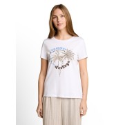 Tom Tailor Damesmode T-shirt met print 1050919 Wit